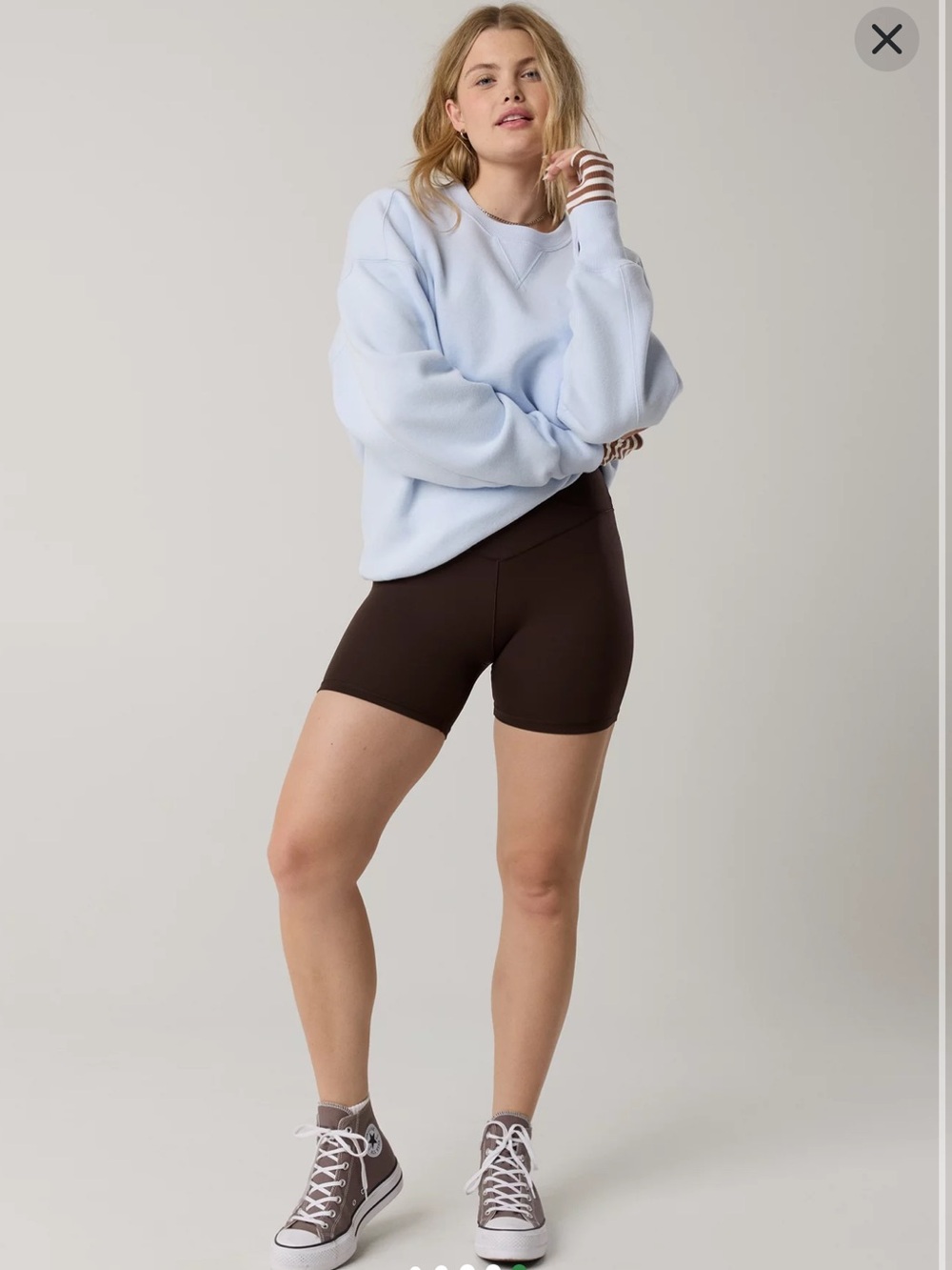 OFFLINE By Aerie Real Me Crossover High Waisted 5" Bike Short